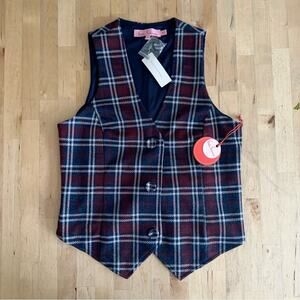 Eva Franco Navy/Marin Womens Vest - NWT